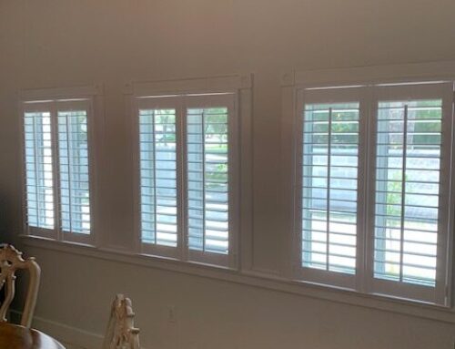 Norman Shutter install with new 3” vanes